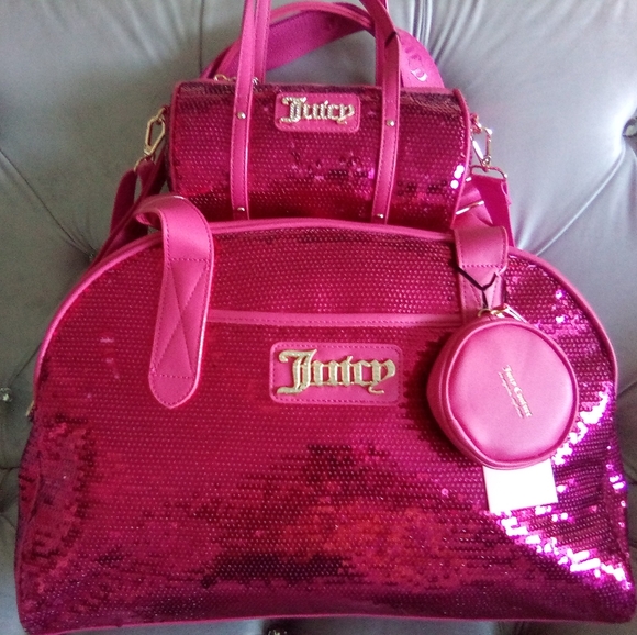 Juicy Couture Sequin Weekender (2 pieces) - Picture 1 of 5